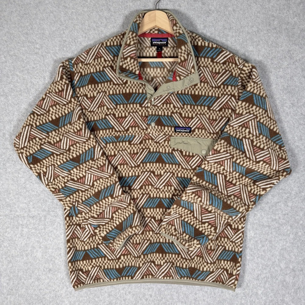 Patagonia Synchilla Snap-T Fleece Pullover Mens Medium Cliffside Stout SP18
